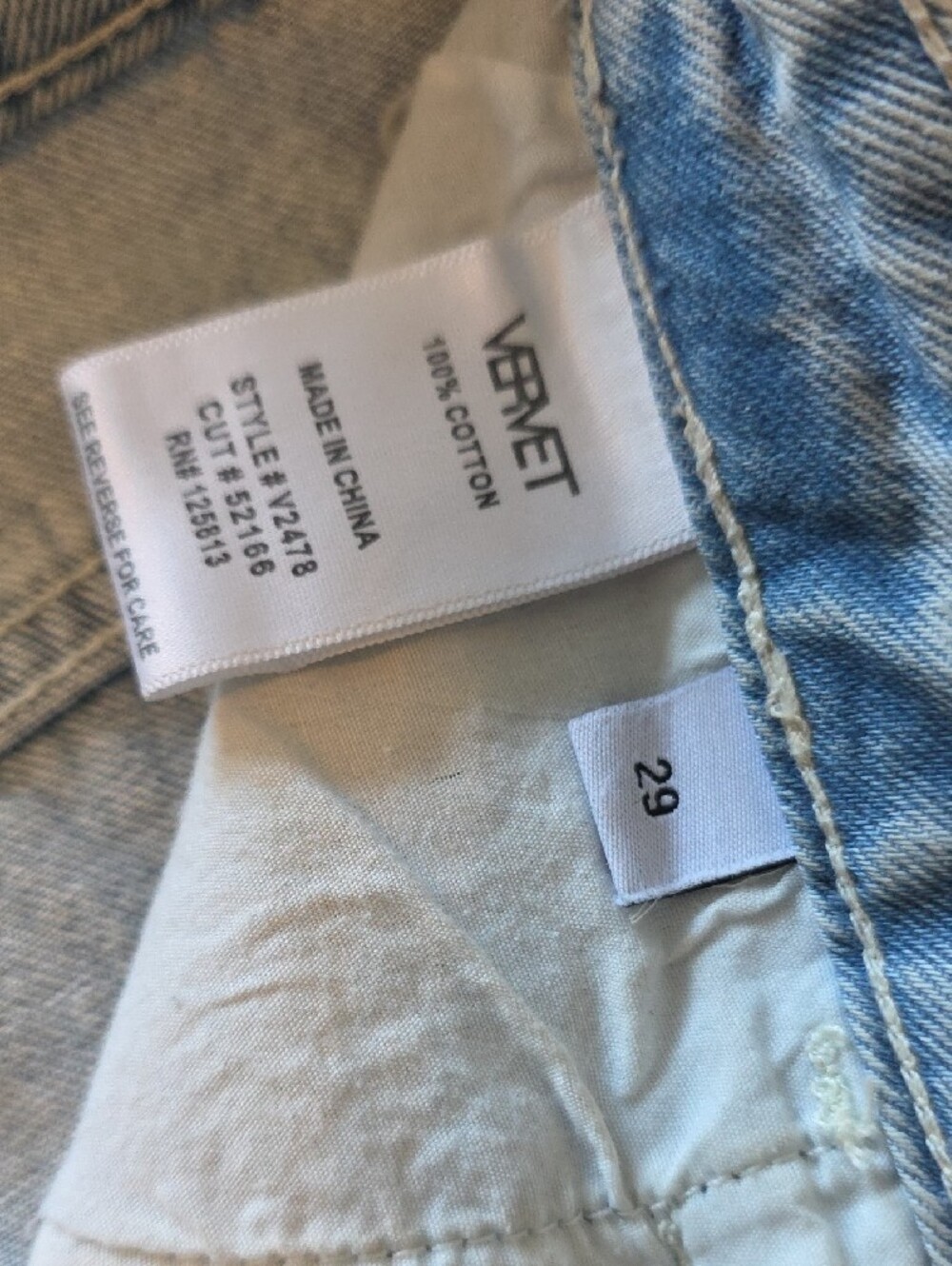 Vervet Distressed High-Rise Women’s Jeans SIZE 29 - Picture 3 of 4
